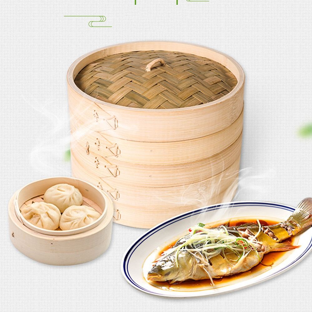 Keranjang Kukusan Bambu Cina u - Bao Steamer Bamboo ulasan dan harga