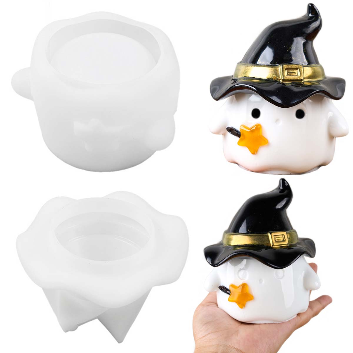Topi Hantu Toples Lilin Cetaka - Potsticker Mold ulasan dan harga