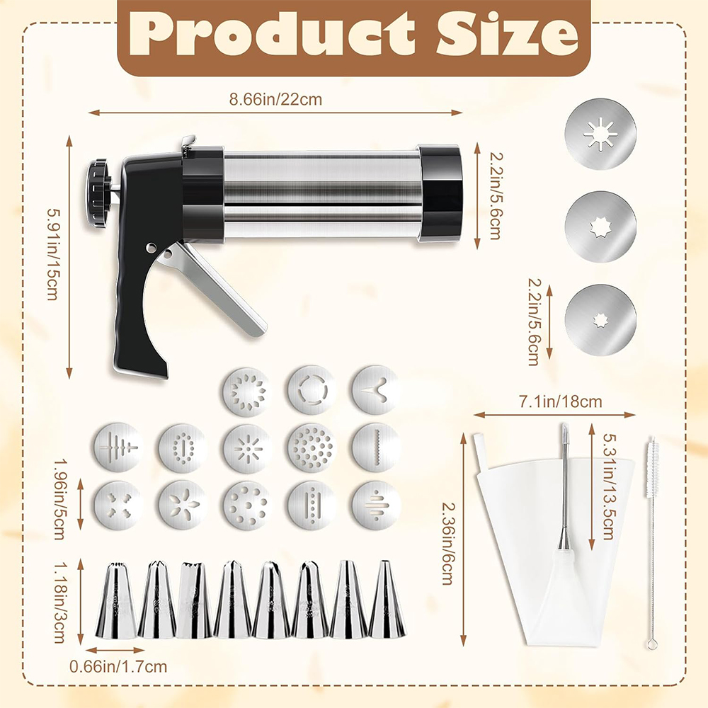 LMETJMA 3 in 1 Kit Pembuat Chu - Churros Maker Gun ulasan dan harga