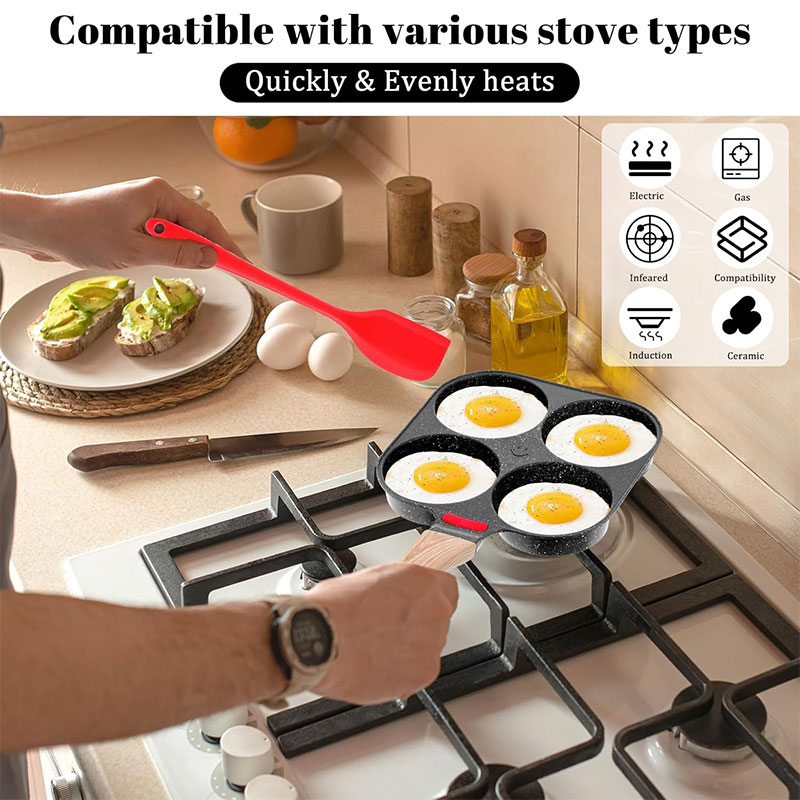 Wajan Penggorengan Telur Dalam - Mini Pancake Griddle ulasan dan harga